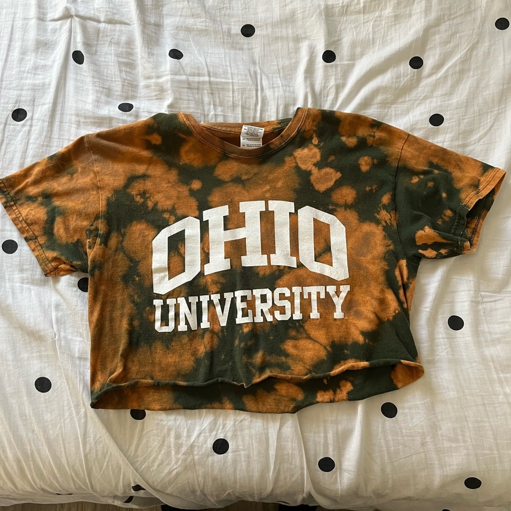 Ohio university tie dye shirt